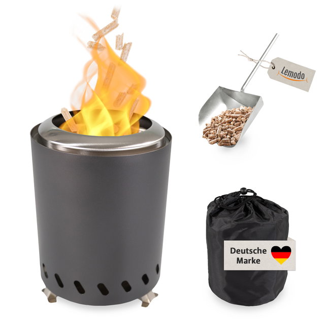 Tischkamin für Holzpellets, rauchfreies Tischfeuer, Feuerstelle Tischkamin für Holzpellets, rauchfreies Tischfeuer, Feuerstelle
